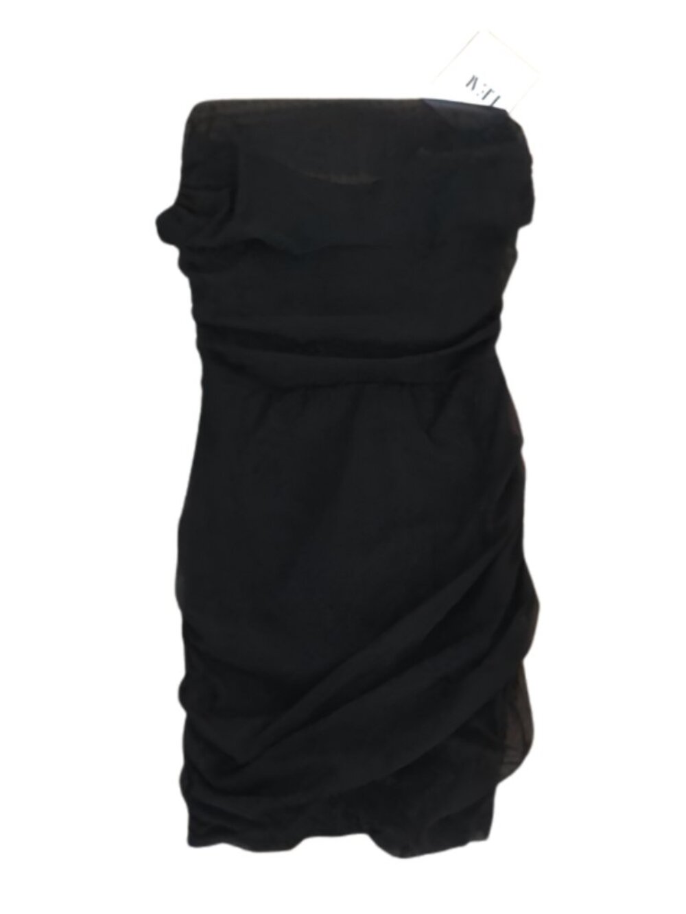 Black LEAU Corset Mesh Dress